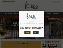 Tablet Screenshot of origlio.com